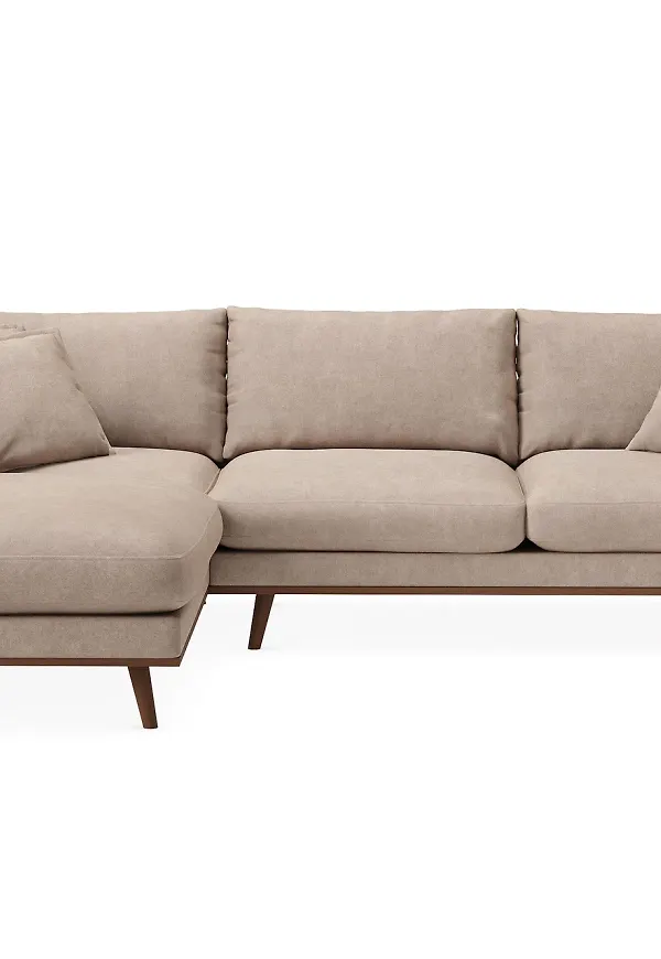 Brun Scandinavian Choice-divansoffa i fantastiskt fin modell.