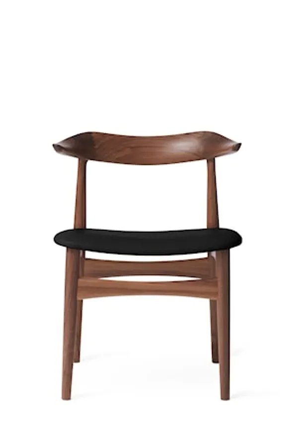 Brun Warm Nordic-stol i härlig modell.