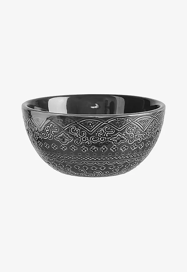 Svart Cult Design-frukostskål i jättesnygg modell.