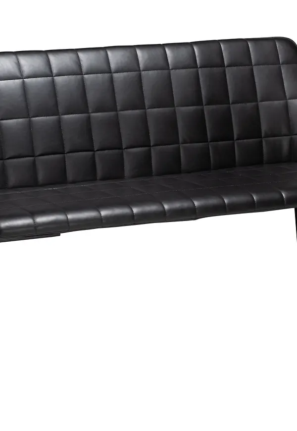 Stilren soffa i svart från Dan-Form.