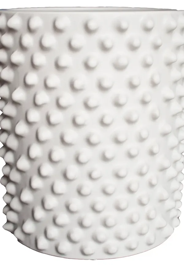 Jättesnygg kruka i vitt från DBKD.