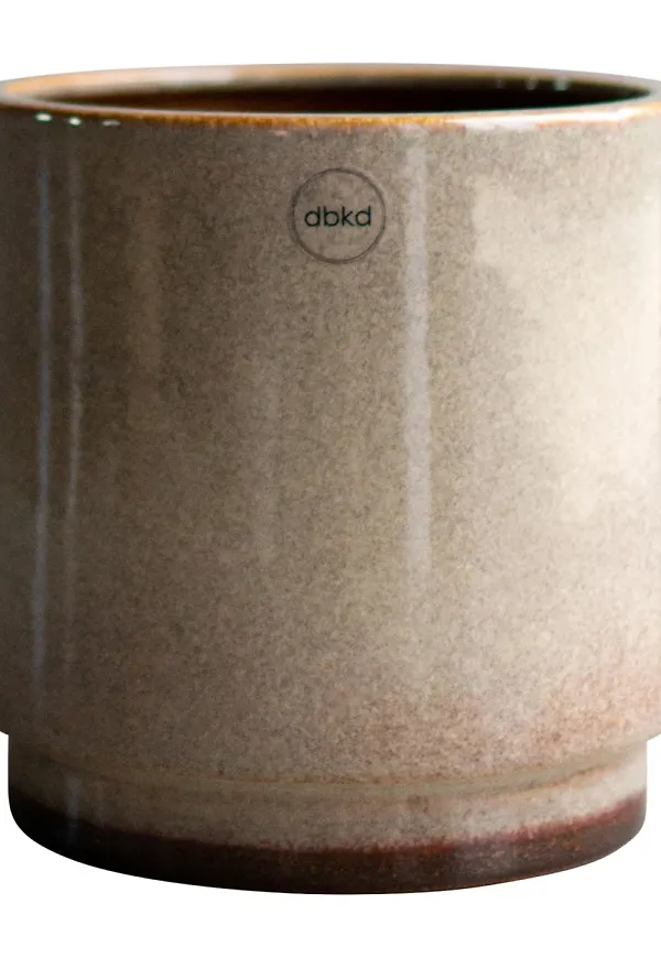 Snygg kruka i beiget från DBKD.