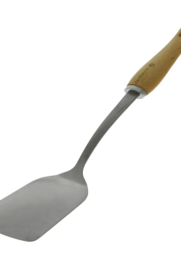 Grå De Buyer-stekspade i otroligt fin modell.