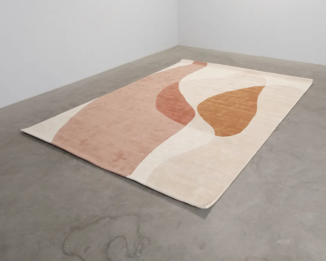 Riktigt snygg flerfärgad ullmatta 2026 från Decotique.