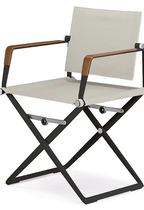 Cool svart aluminiumstol 2025 från Dedon.