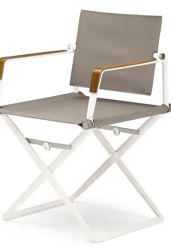 Supersnygg svart aluminiumstol 2025 från Dedon.