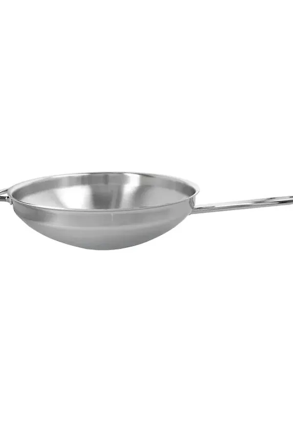 Silverfärgad Demeyere-stekpanna i riktigt trendig modell.