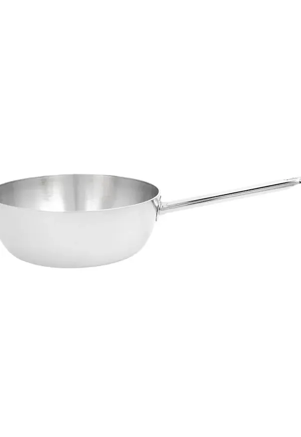 Silverfärgad Demeyere-sauteuse i superfin modell.