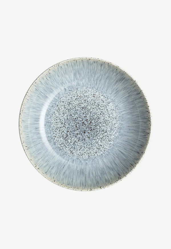 Riktigt trendig pastatallrik i grått från Denby.