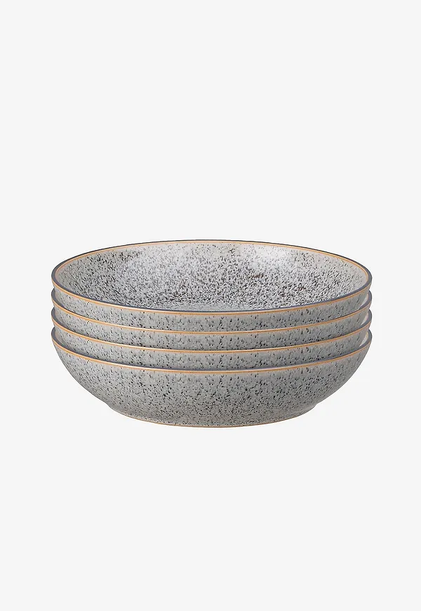 Grå Denby-tallrik i elegant modell.