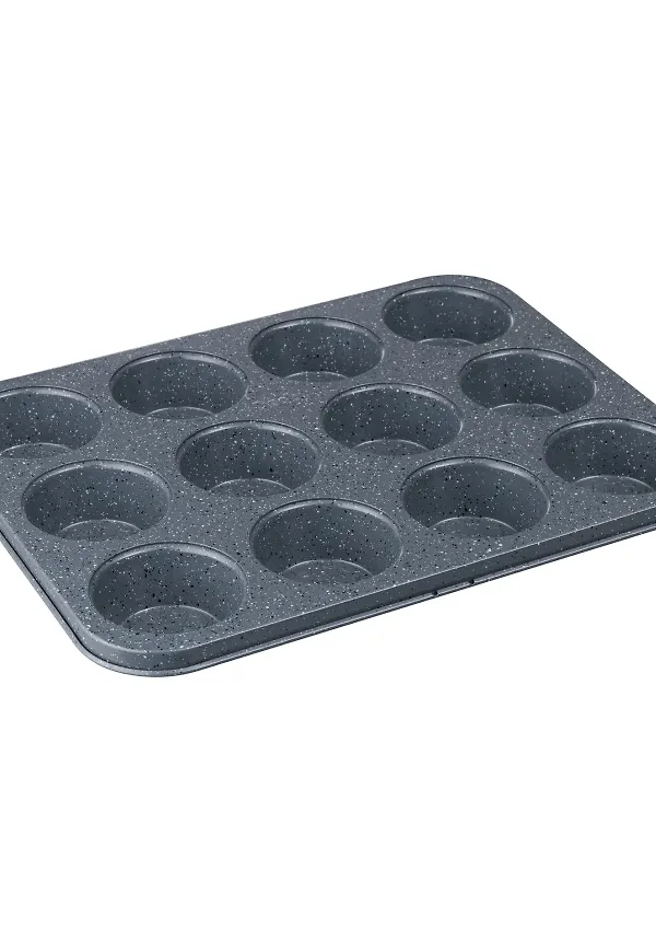 Härlig muffinsform i grått från Denby.