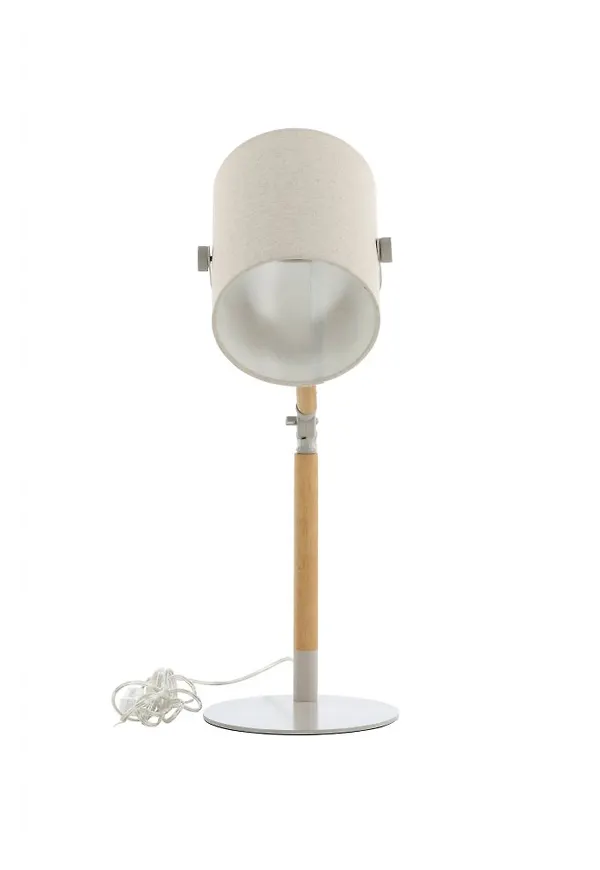 Modern lampa i linne från Venture Home.