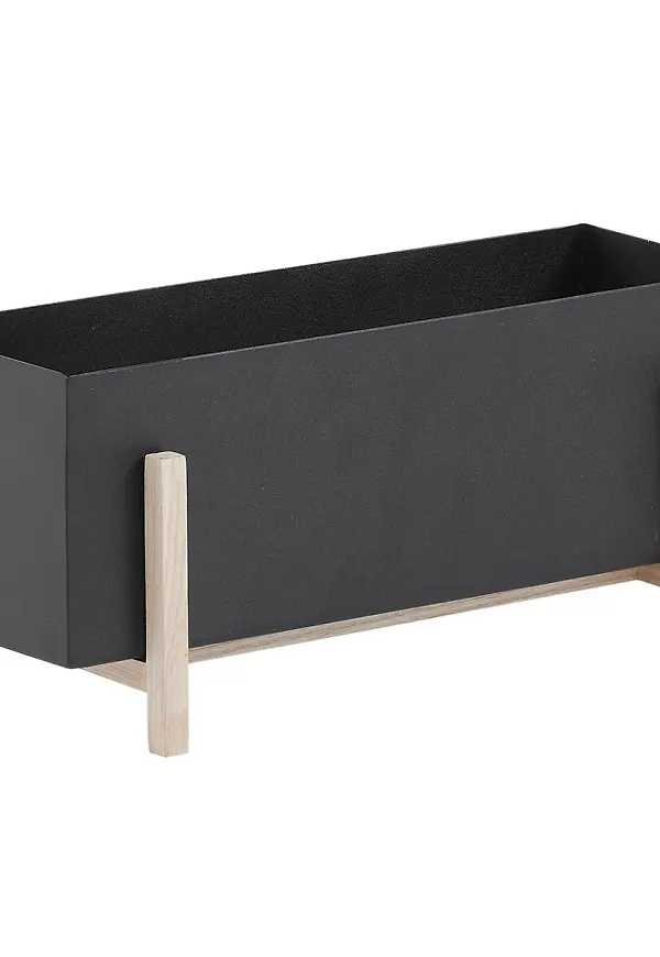 Svart Design House Stockholm-kruka i söt modell.