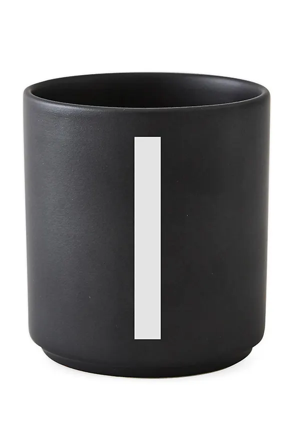 Svart Design Letters-mugg i superfin modell.