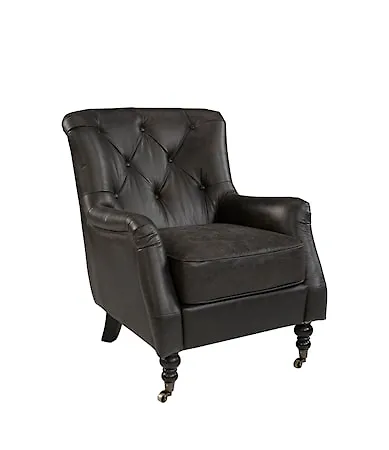 Fantastiskt snygg fåtölj i svart från Artwood.