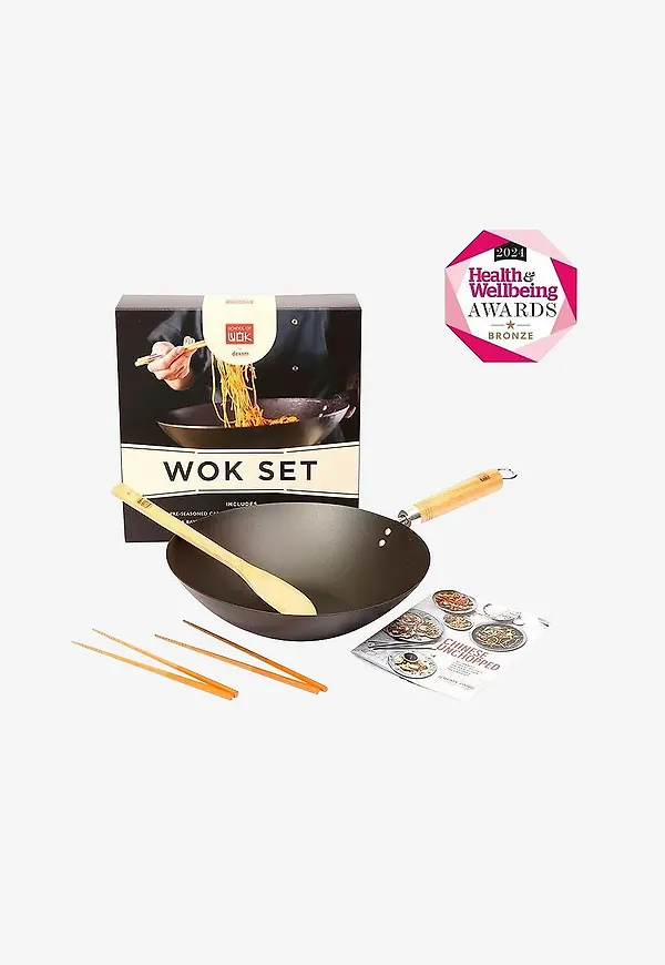 Klassisk wok i svart från Dexam.