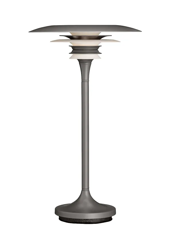 Grå bordslampa som passar perfekt till vintern 2026!