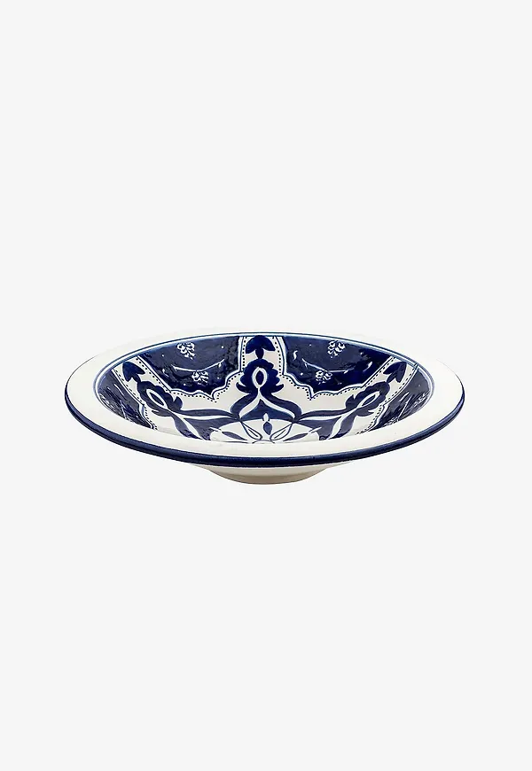 Supersnygg salladsskål i blått från Dishes & Deco.