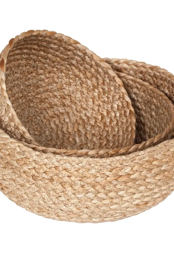 Beige Dixie-brödkorg i snygg modell.