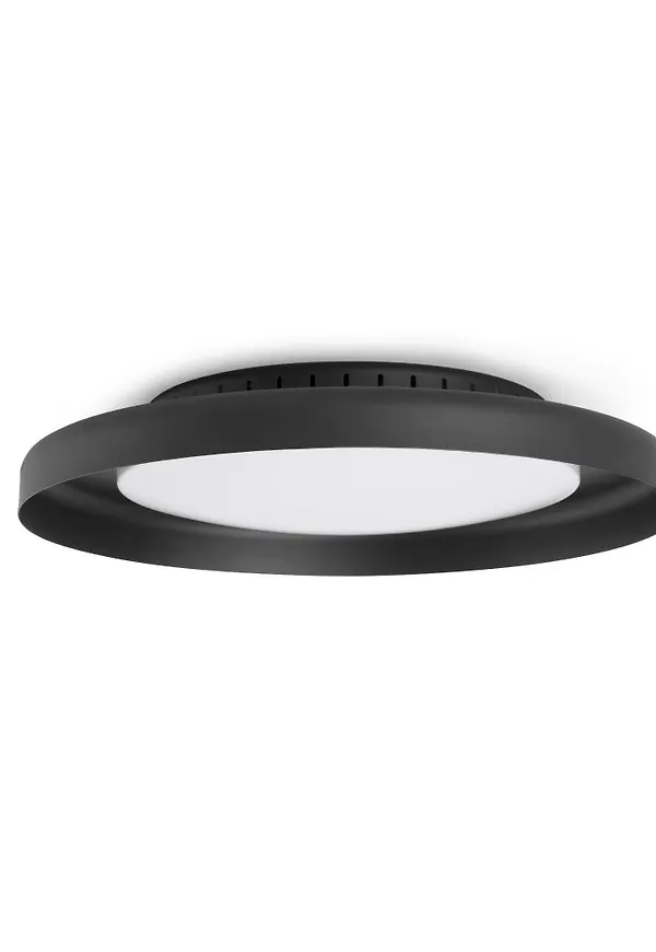 Otroligt fin svart taklampa 2025 från Faro Barcelona.