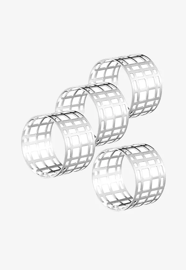 Silver Dorre-servettring i trendig modell.