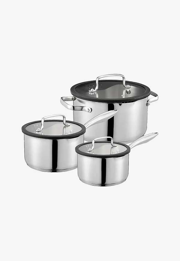 Silver Dorre-kastrullset i moderiktig modell.