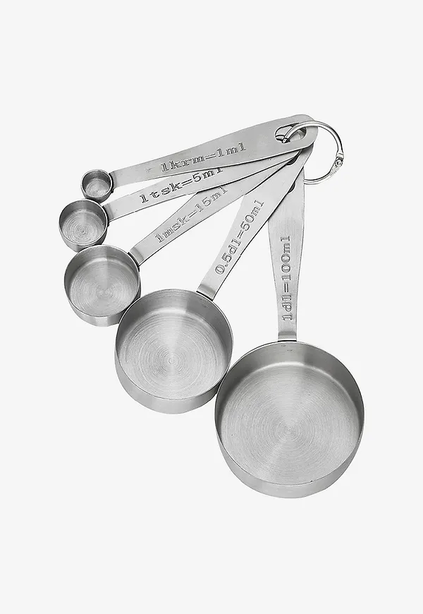 Silver Dorre-måttsats i mysig modell.