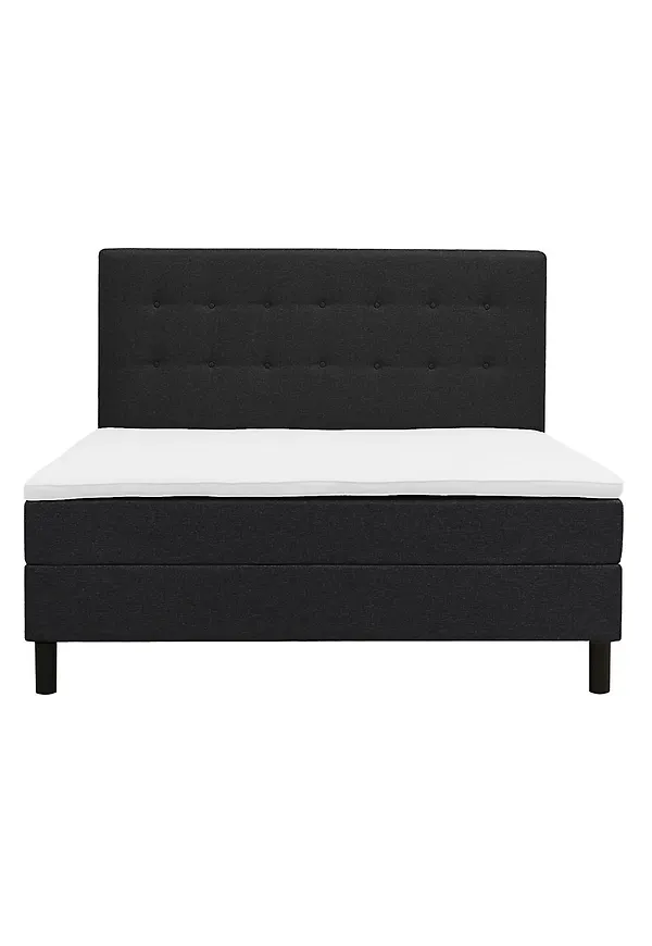 Vacker svart säng 2026 från Basic Home.