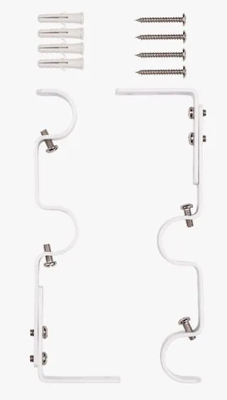 Superfin gardinstång i vitt från hemtex.