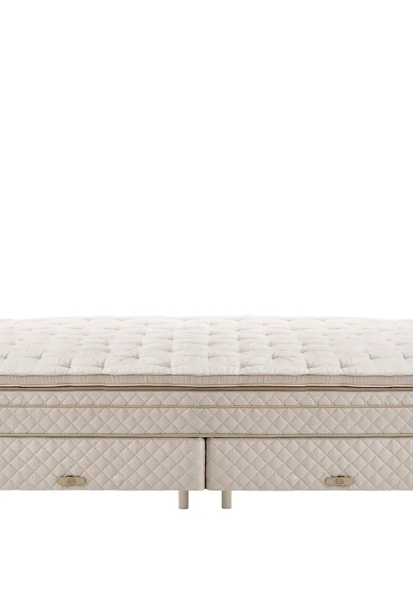 Modern beige säng 2026 från DUX.