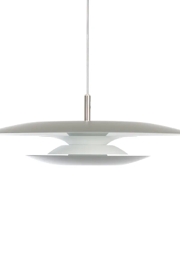 Trendig lampa i grått från Belid.