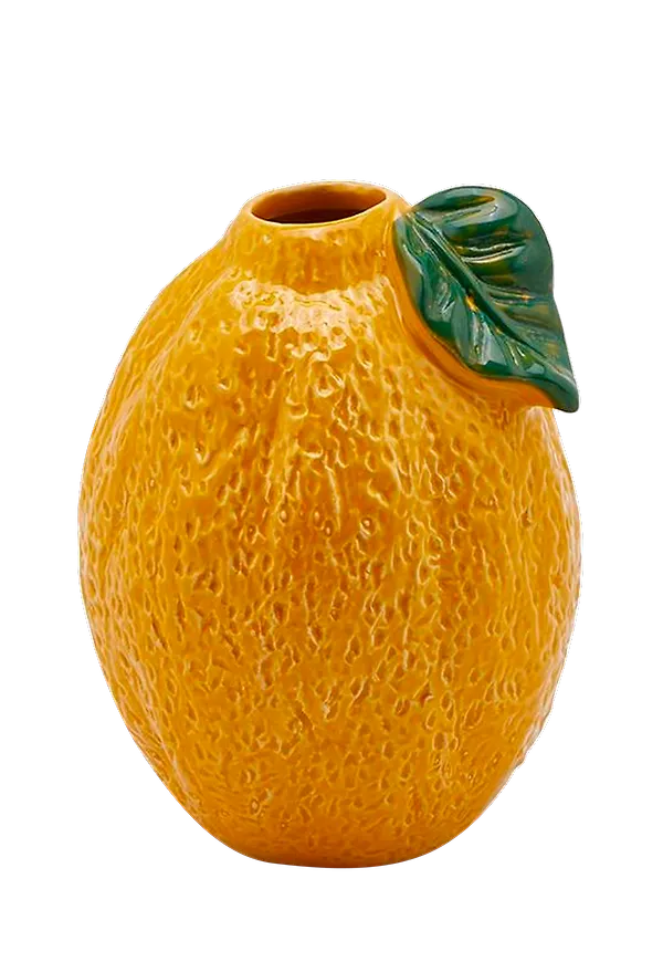 Gul EDG-kruka i elegant modell.