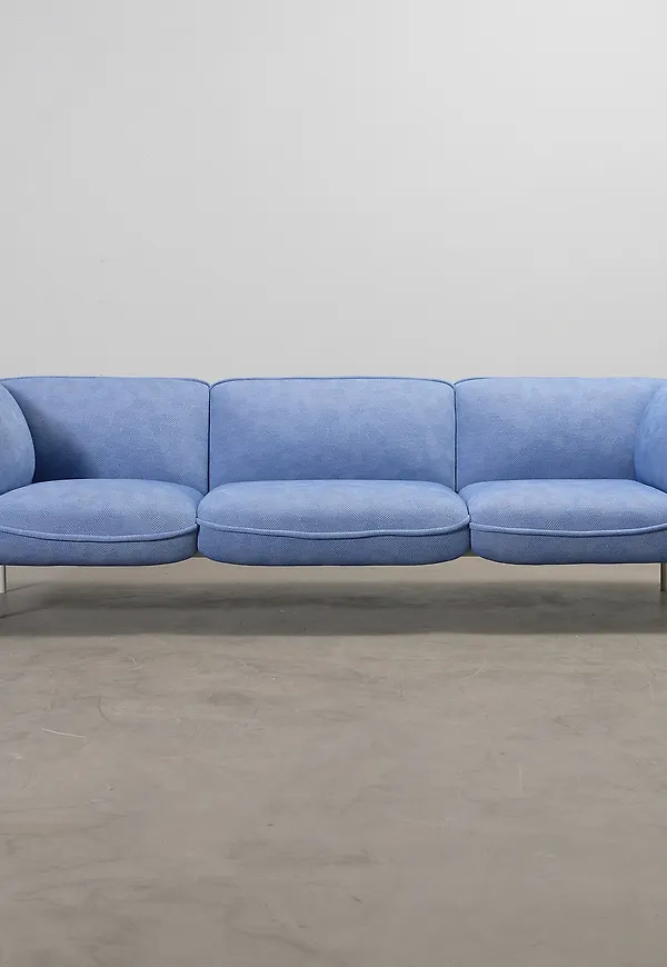 Vacker vit soffa 2025 från Edsbyn.