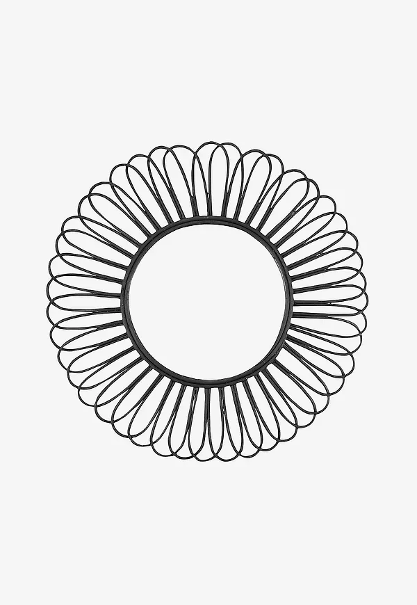 Fantastiskt fin spegel i svart från Eightmood.