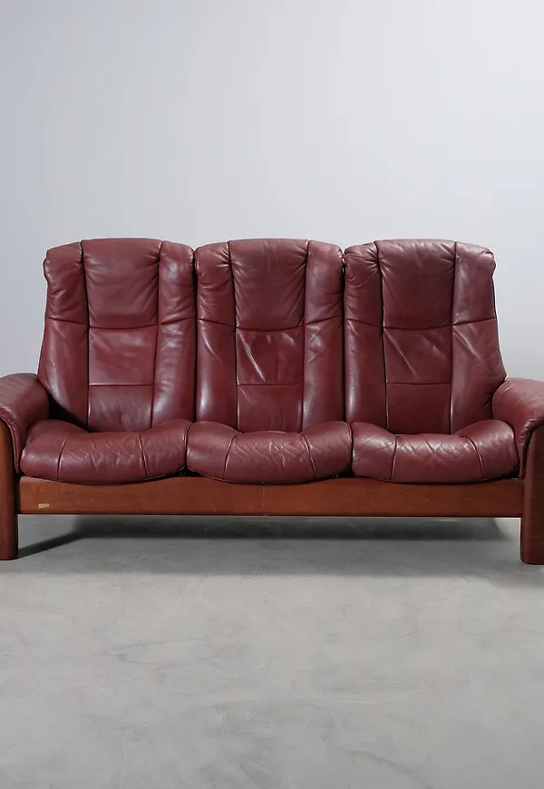 Mysig skinnsoffa 2025 från Ekornes.