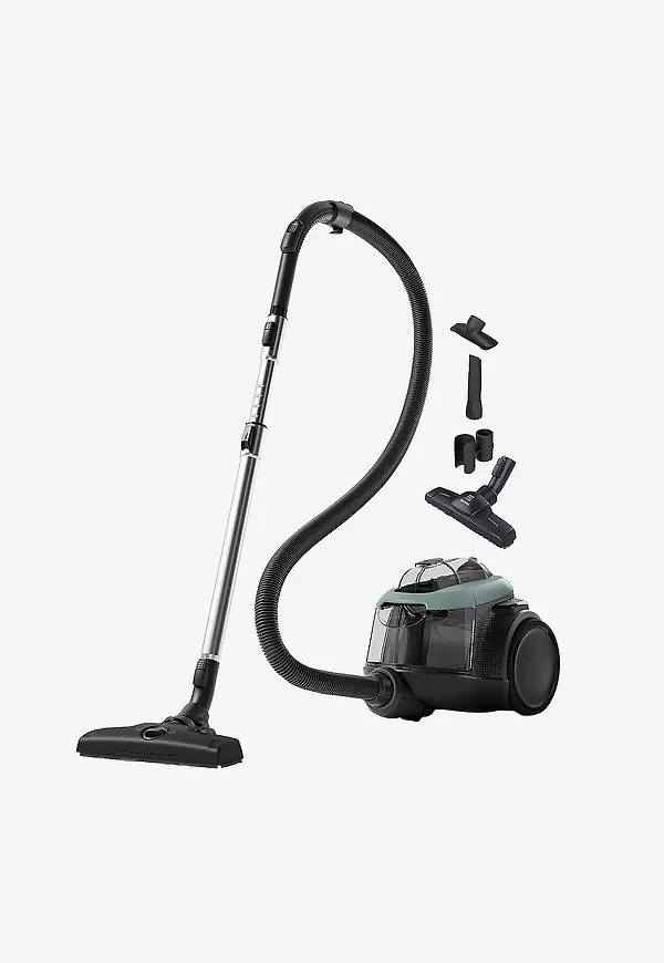 Grå Electrolux-dammsugare i skön modell.