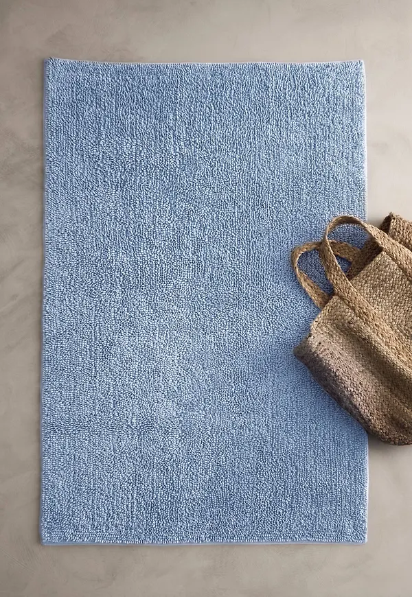 Blå Ellos-matta i jättefin modell.