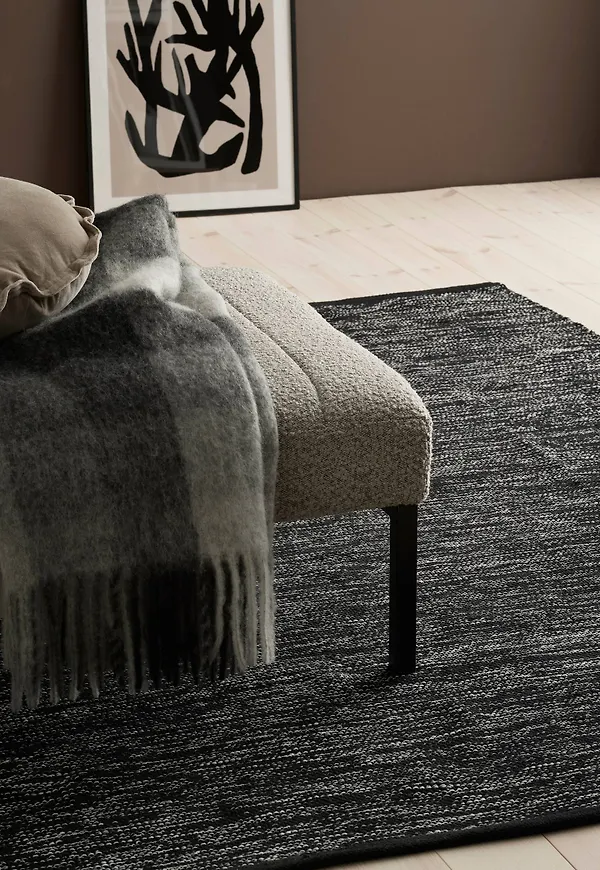 Otroligt fin bomullstrasmatta 2025 från Ellos.