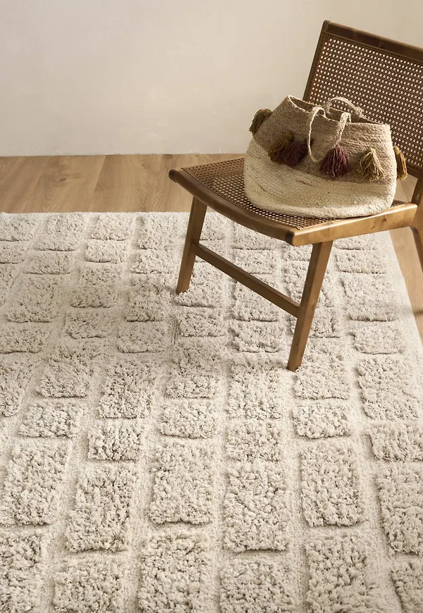 Fin halkskyddsmatta i bomull från Ellos.