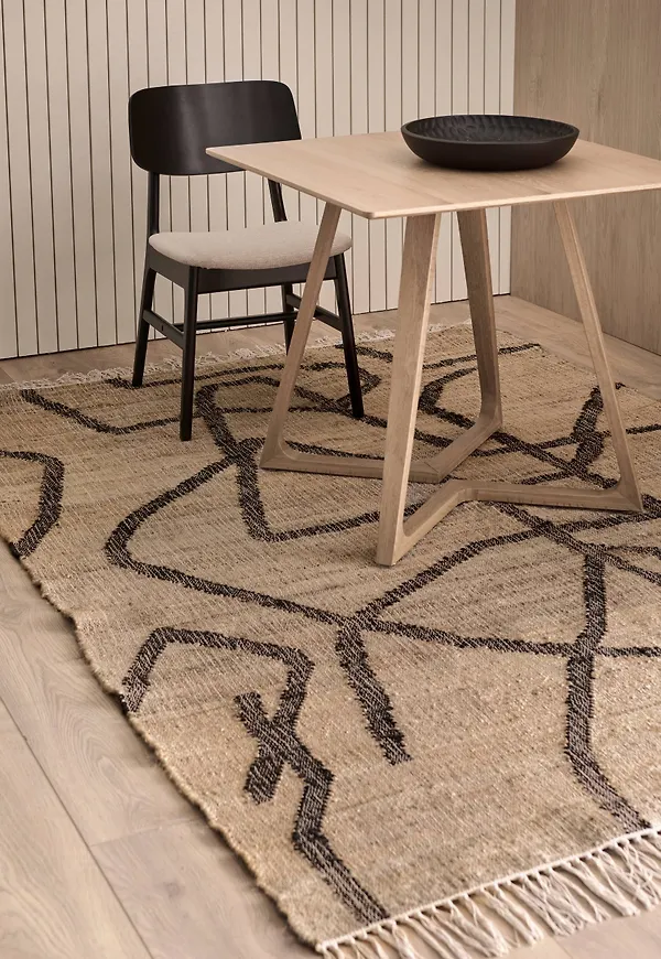 Vacker matta i bomull från Ellos.