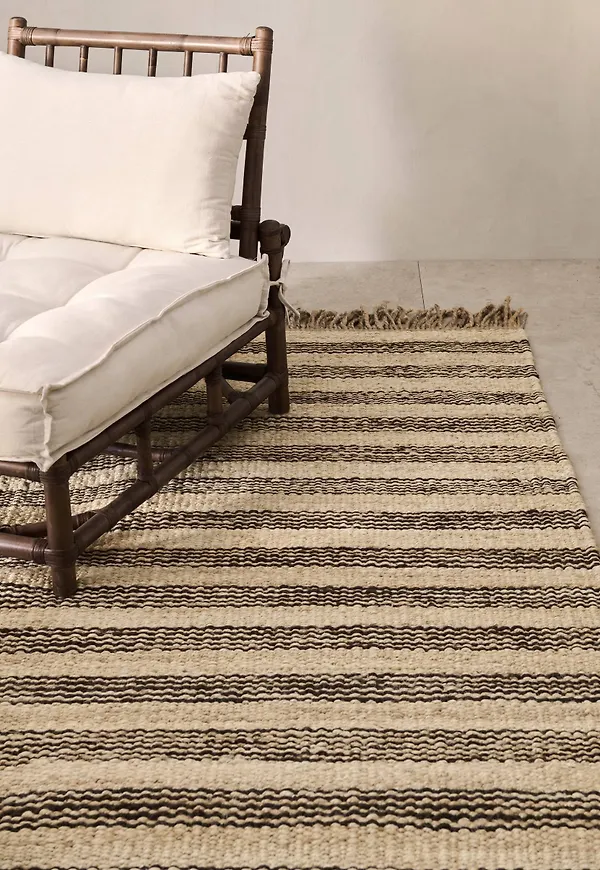 Fantastiskt fin jutematta i bomull från Ellos.