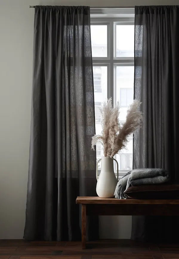 Supersnygg gardin i bomull från Ellos.