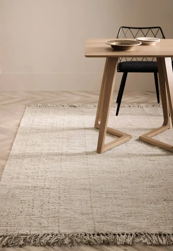 Elegant bomullstrasmatta 2025 från Ellos.