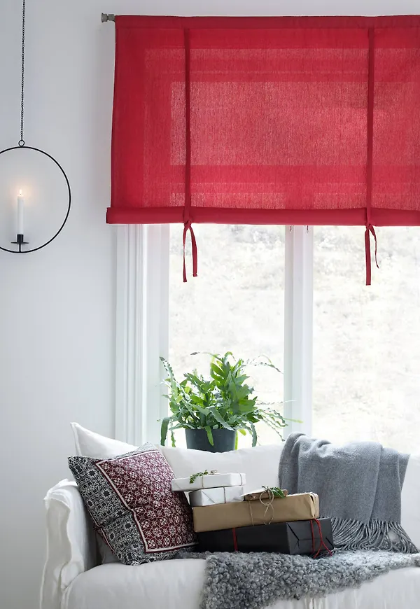 Superfin gardin i bomull från Ellos.