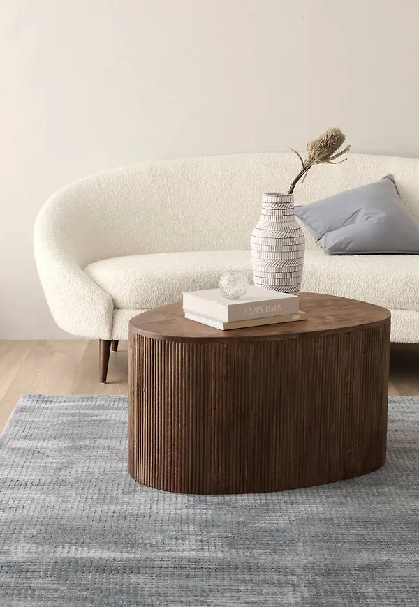 Riktigt snygg brun soffbord 2025 från Ellos.