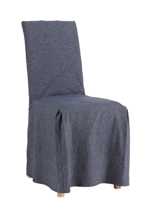 Otroligt fin bomullsmöbel i mörkblått från Ellos.