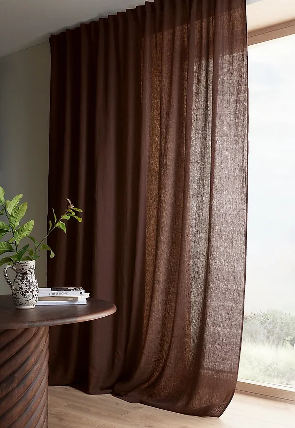 Smickrande linnegardin 2025 från Ellos Home.