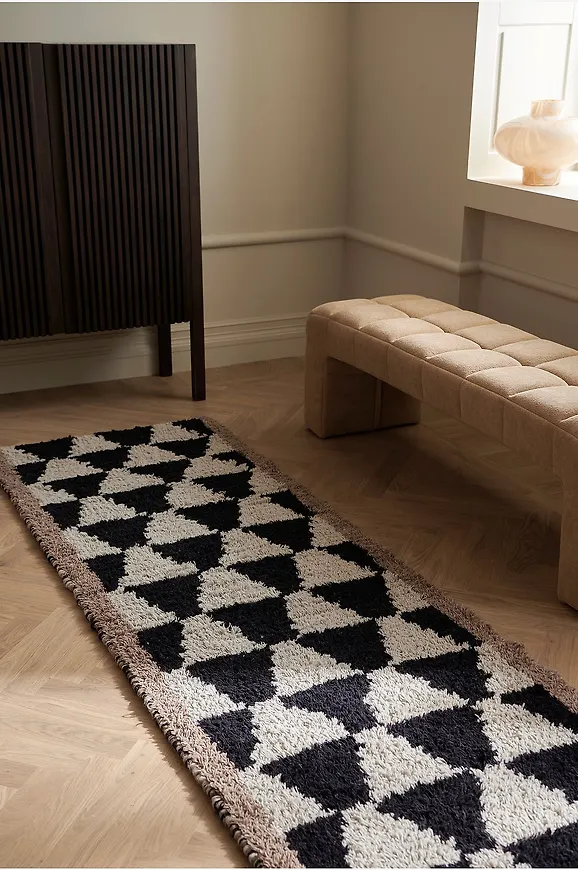 Elegant flerfärgad matta 2025 från Ellos Home.