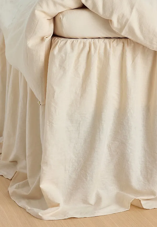 Jättefin vit gardin i bomull från Ellos Home.