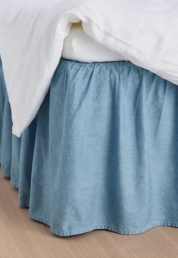 Blå Ellos Home-sängkläder i snygg modell.